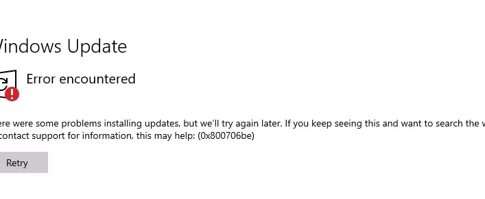 Error 0x800706be: How to Fix