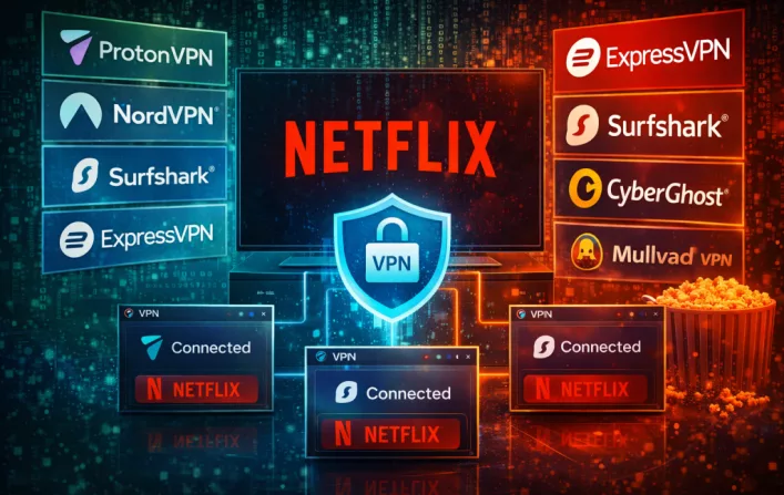 Best VPNs for Netflix in 2026