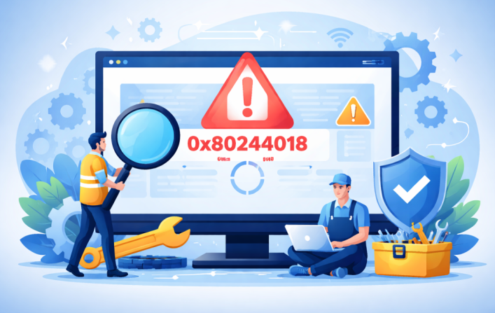 Guía completa para la Fijación de Windows Update Error 0x80244018