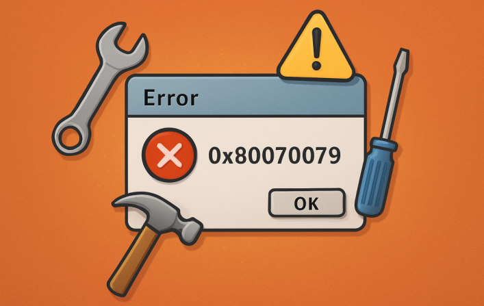 How to Fix The Error Code 0x80070079?