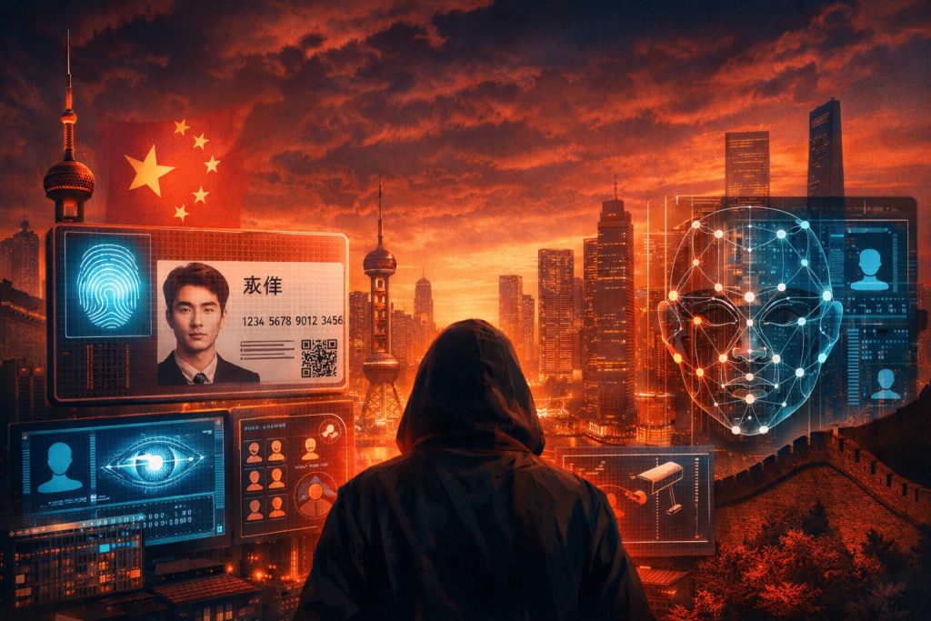 La chine d'ID Numérique et le Réel-la Vérification du Nom d'