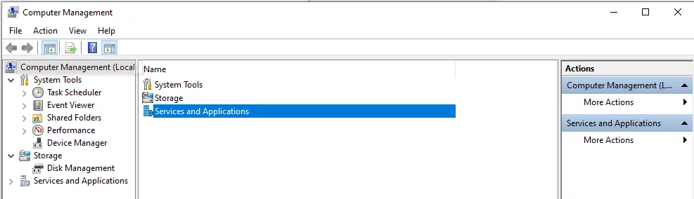 You can fix the Windows update error using the Computer Management utility