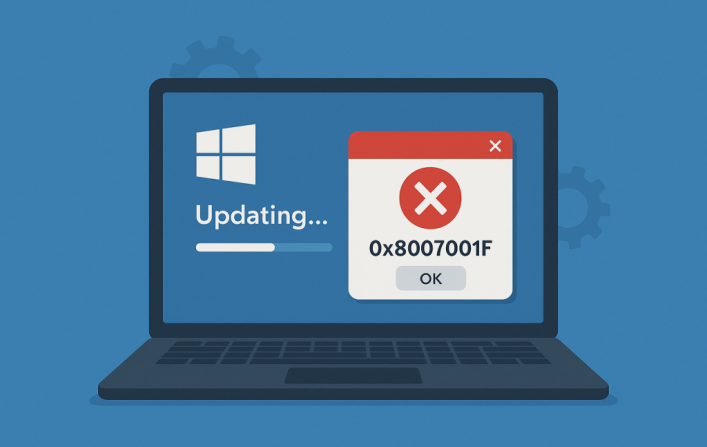 Cómo Solucionar el Error 0x8007001F en Windows 10/11