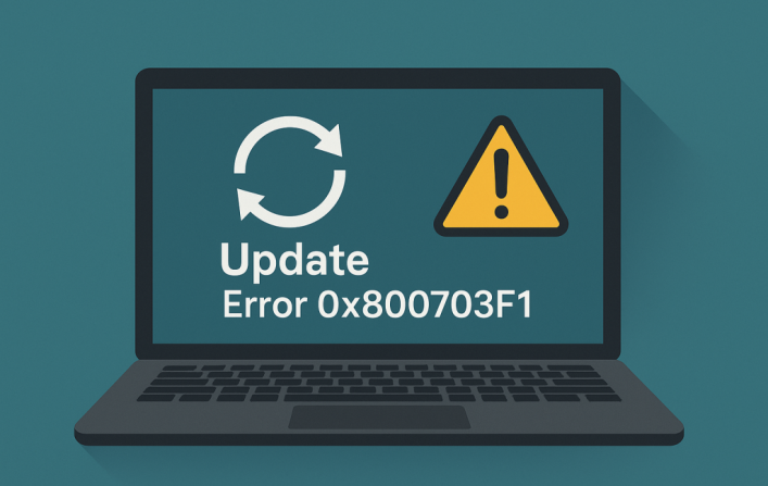 Correctif Windows 10 Erreur de mise à Jour 0x800703F1