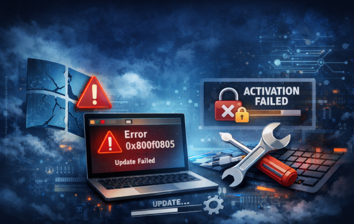 Fix the Windows 10/11 Update or Activation Error 0x800f0805