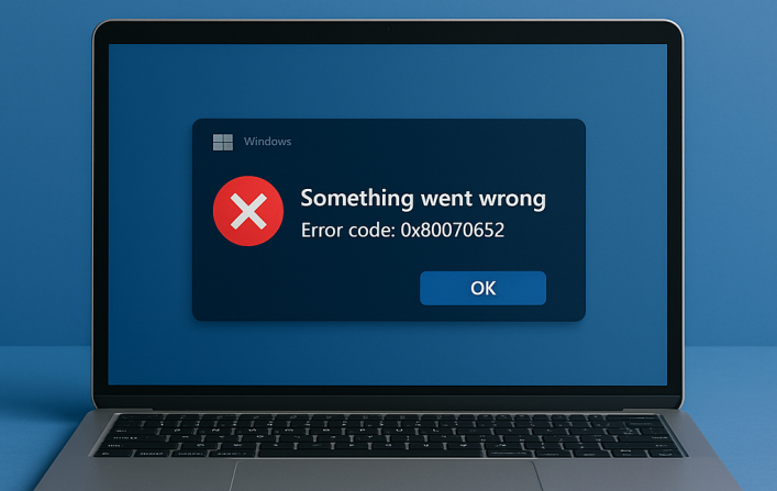 どこを直Windowsのエラーコード0x80070652?
