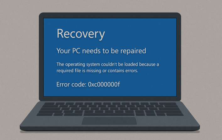 ¿Qué Es el Código de Error 0xc000000f y Cómo solucionarlo?