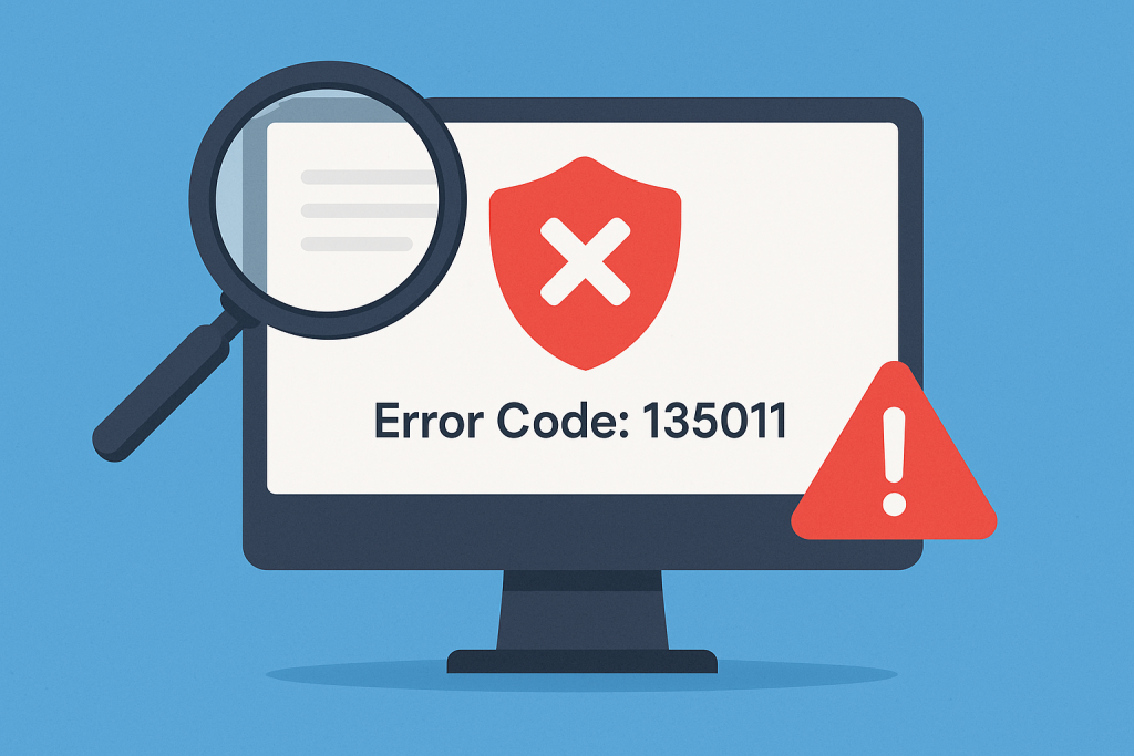 Fijar el Código de Error 135011 Después de la Autenticación