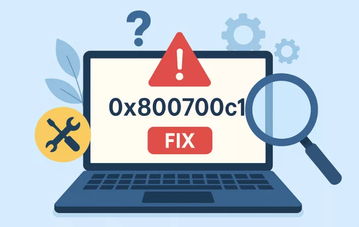 How to Fix The 0x800700c1 Error Code?