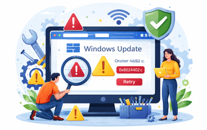 How to Fix Windows Update Error Code 0x8024402c