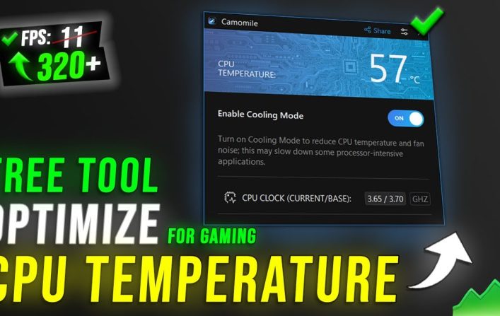 How to Optimize CPU Temperature for GAMING on any Laptop/Desktop!