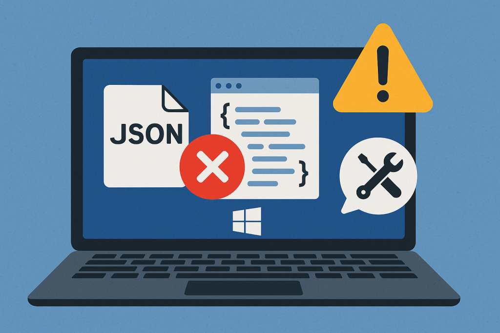 how to open .json files
