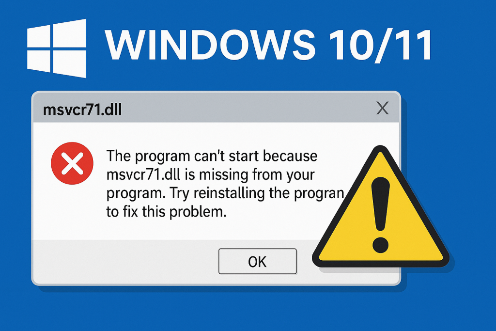 MSVCR71.dll Missing Error