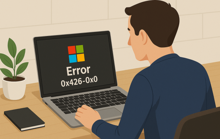 どのように固定し、Microsoftのエラーコード0x426-0x0