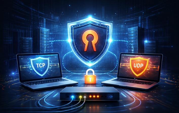 OpenVPN Explicou: TCP vs UDP e Por que Ele Ainda é o Padrão-Ouro