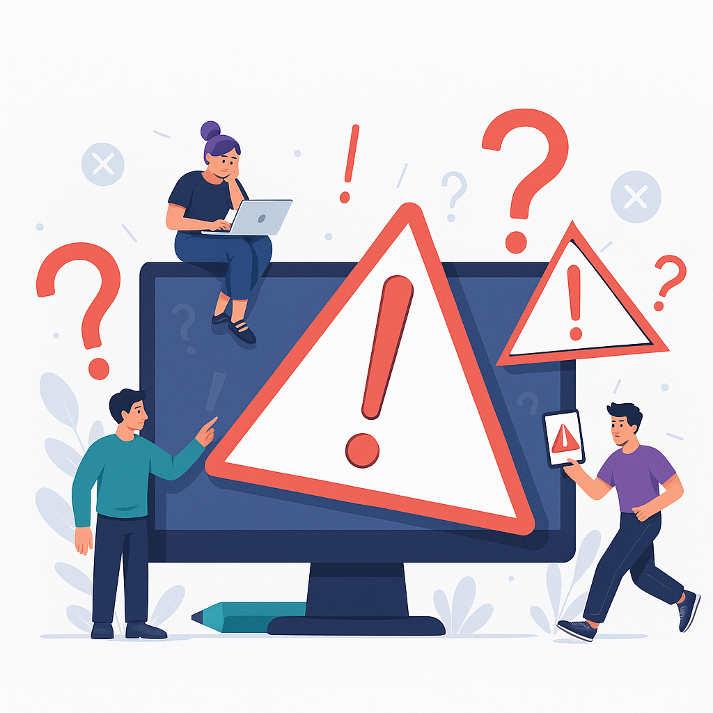 Error Del Sistema Operativo De Advertencia