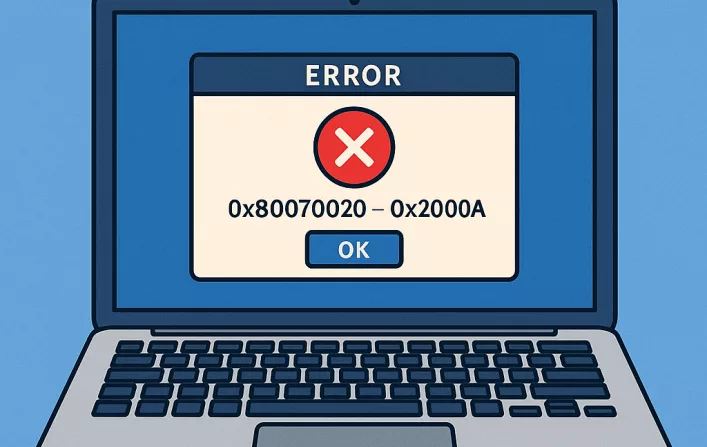 Ways to Resolve Error 0x80070020 – 0x2000A