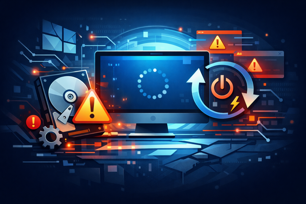 Redémarrer pour Réparer les Erreurs de Disque