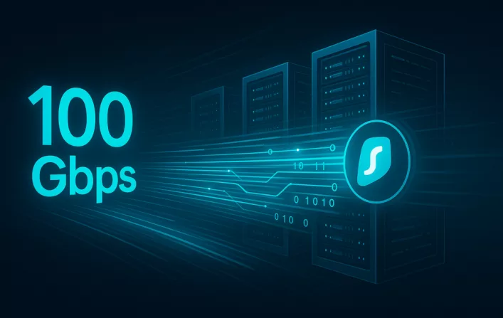 100 Gbps VPN Servers Are Here: Surfshark Sets New Industry Standard