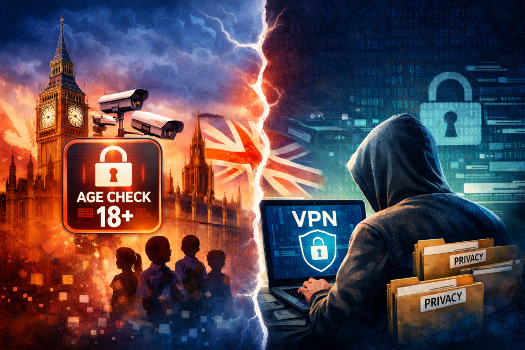 El reino unido Debates de la Edad de los Cheques de Vpn