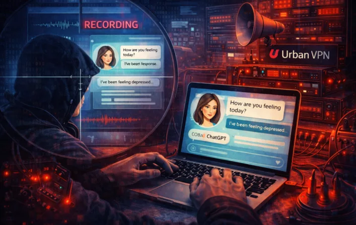 Your AI Therapist Is Being Wiretapped: The Urban VPN Scandal