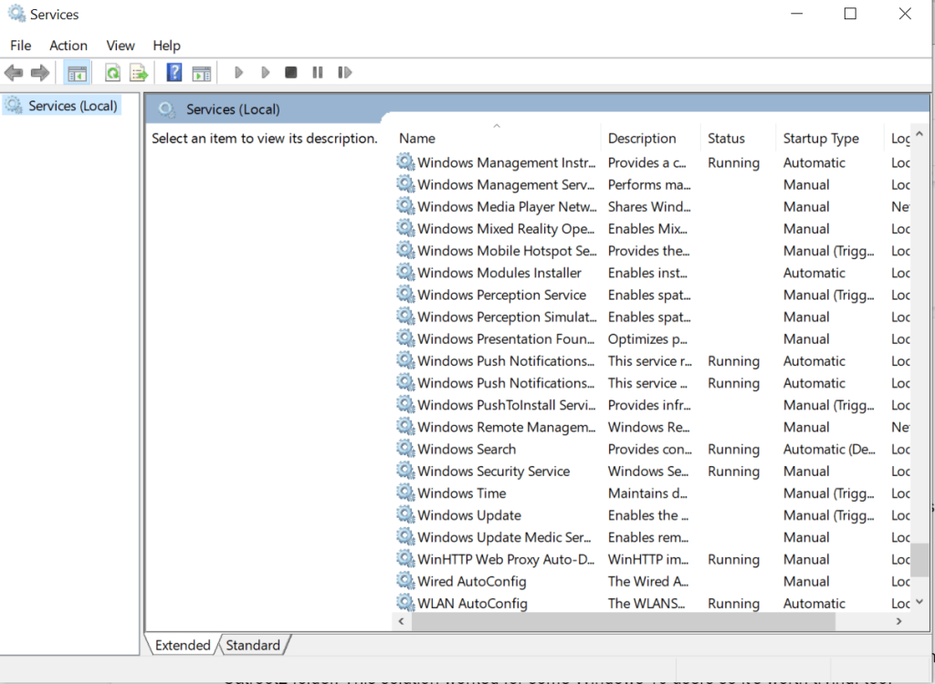 Servicio De Actualización De Windows