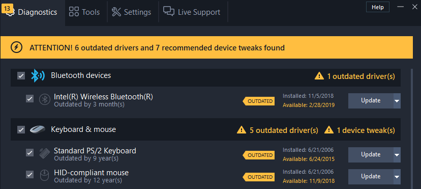 how to uninstall old drivers completely