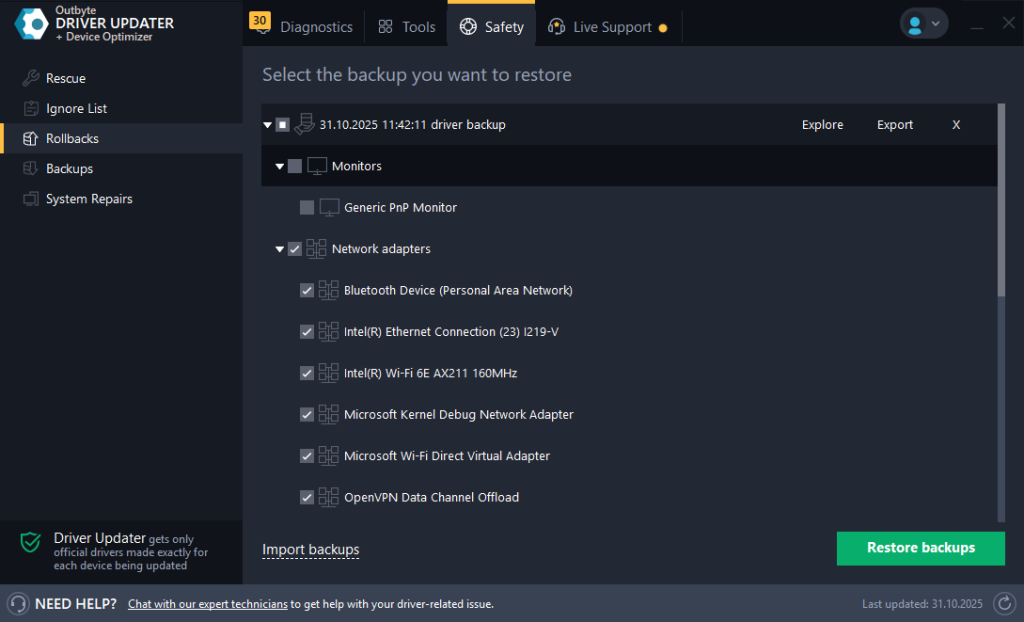 How Outbyte Driver Updater Protects Your PC With Driver Backup & Restore Tools
