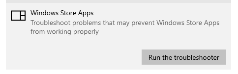 Troubleshooting Microsoft Store may help to fix 0x80040154 error 