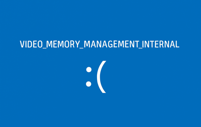 Revisión VIDEO_MEMORY_MANAGEMENT_INTERNAL Error de Pantalla Azul en Windows 10/11