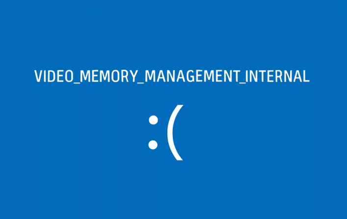 Fix VIDEO_MEMORY_MANAGEMENT_INTERNAL Blue Screen Error on Windows 10/11
