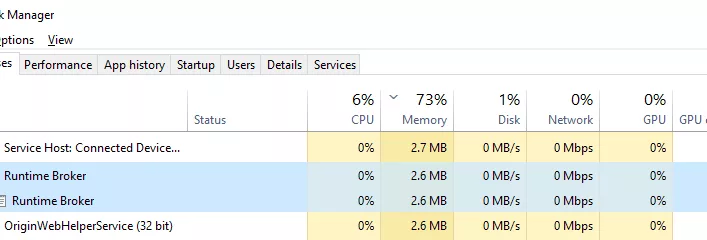 Runtime Broker High CPU: is it a Virus? Fix it