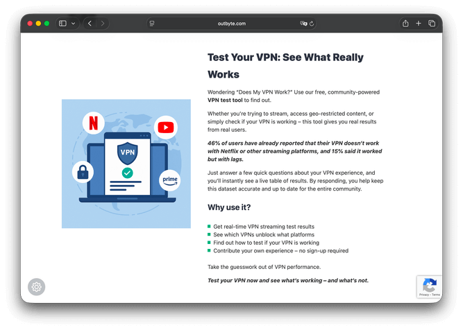 VPN Streaming Report cover